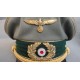 WW1 WW2 German WH General Visor Cap wreath with Cocade and Eagle-Gold-Metal)