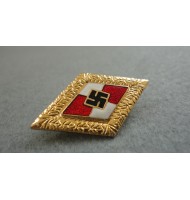 WW2 German Nazi HJ Honor-Pin Badge-Gold