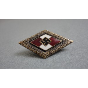 WW2 German Nazi HJ Honor-Pin Badge-Bronze