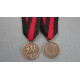 WW2 German Sudetenland Medal With Prague Ribbon - Bronze
