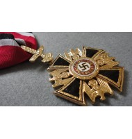 WW2 Award N.S.D.A.P. 2nd Class-(Deutscher Orden)-with ribbon