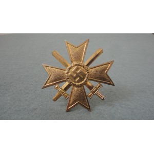 WW2 German War Merit Cross with Swords - Gold