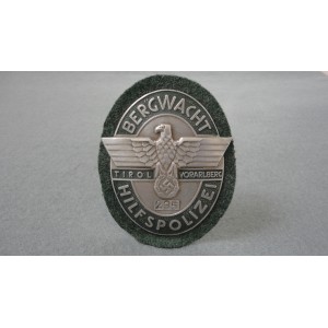 WW2 German Mountain Guard Executive Badge