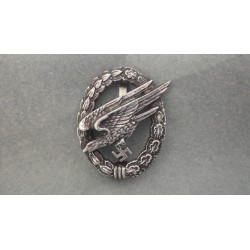 WW2 German Luftwaffe Paratrooper Badge - Silver