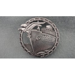WW2 Blockade Runner Badge in Silver