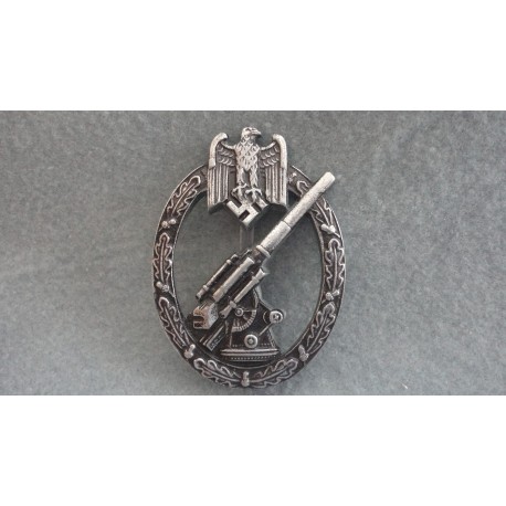 WW2 German Army Anti-Aircraft Badge - in Silver