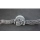 WW2 German Skull Badge-(Mine Honor is True Jewelry)