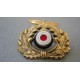 WW1 WW2 German Visor Cap wreath with Cockade and Eagle-Gold Metale