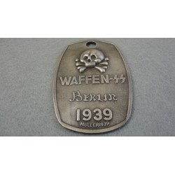 WW2 German Waffen SS ID tag Berlin